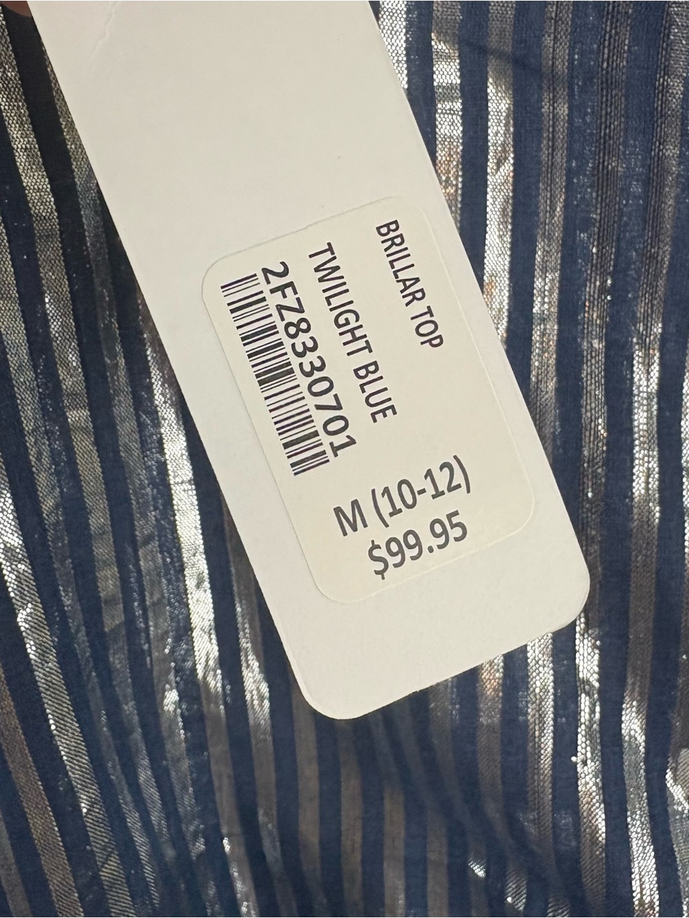 NEW Soft Surrounding Brillar Navy Patterned Foil Tiered Maxi Skirt and Top Set - Picture 13 of 13